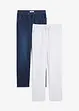 High waist instapjeans (set van 2), straight, bonprix