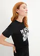T-shirt met bloemenprint, bonprix