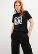 T-shirt met bloemenprint, bonprix