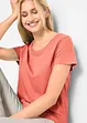 Shirt met ronde hals (set van 5), korte mouw, bonprix