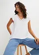Shirt met kant van een viscose-mix, bonprix