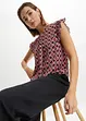 Gedessineerde blousetop, bonprix
