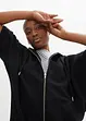 Sweatvest cape van katoen, bonprix