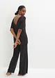 Pyjama met viscose en wijde broek (2-dlg. set), bonprix