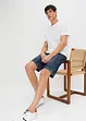 Licht stretch jeans instap bermuda , slim fit, bonprix