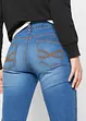 Corrigerende skinny mid waist jeans, cropped, bonprix