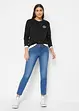 Corrigerende skinny mid waist jeans, cropped, bonprix