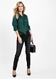 Skinny stretch jeans met mid waist, bonprix