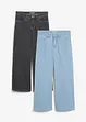 Capri comfort stretch jeans (set van 2), bonprix