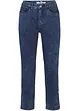 Mid waist cropped jeans, straight, bonprix