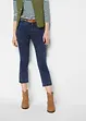 Mid waist cropped jeans, straight, bonprix