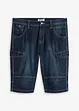 Lichte jeans cargo bermuda, relaxed fit, bonprix