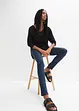 Skinny jegging mid waist met comfortband, bonprix