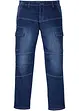 Regular fit cargo stretch jeans, straight, bonprix