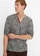 Henley shirt met oprolbare mouwen, bonprix