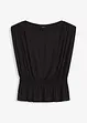Mouwloos shirt met schoudervullingen, bonprix