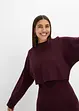 Gebreide jurk en shirt (2-dlg. set), bonprix