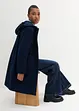 Korte coat in wollen look met capuchon, bonprix