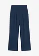 Wijd uitlopende broek met high waist, bonprix
