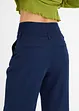 Wijd uitlopende broek met high waist, bonprix
