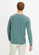 Henley shirt van biologisch katoen, lange mouw, bonprix