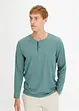 Henley shirt van biologisch katoen, lange mouw, bonprix