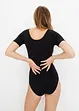 Body van modal met kant en halflange mouwen, bonprix