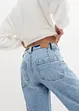 Cargo jeans met mid waist, bonprix