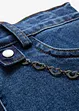 Meisjes jeans met ketting, wide leg, bonprix