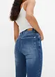 Slim fit jeans mid waist, cropped, bonprix