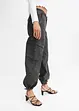 Cargo jeans met mid waist, bonprix