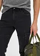 Slim fit stretch cargo jeans, straight, bonprix