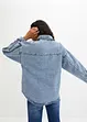 Oversized denim shacket, bonprix