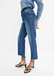 Straight jeans met high waist en biologisch katoen, bonprix