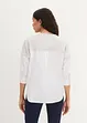 Blouse met sweat inzet, 3/4 mouw, bonprix