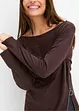 Asymmetrisch shirt met ritssluiting, bonprix