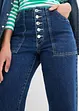 Mid waist stretch jeans, straight, bonprix