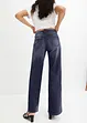 Wide leg jeans met mid waist, bonprix