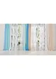 Gordijnen met gerecycled polyester en kleurverloop (set van 2), bonprix