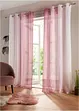 Gordijnen met gerecycled polyester en kleurverloop (set van 2), bonprix