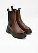 Chelsea boots van leer, bonprix