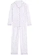 Meisjes pyjama met biologisch katoen (2-dlg. set), bonprix