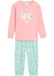 Meisjes pyjama van biologisch katoen (2-dlg. set), bonprix