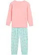 Meisjes pyjama van biologisch katoen (2-dlg. set), bonprix