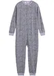 Meisjes pyjama onesie met biologisch katoen, bonprix