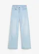 Wide leg jeans met mid waist, bonprix