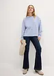 Flared stretch jeans met high waist, bonprix