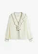Chiffon blouse met volants, bonprix