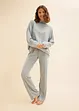 Oversized pyjama van zacht materiaal (2-dlg. set), bonprix