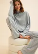 Oversized pyjama van zacht materiaal (2-dlg. set), bonprix